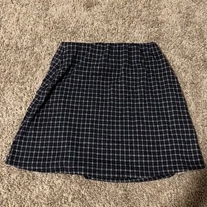 Urban Outfitters, mini skirt, size small, blue and black